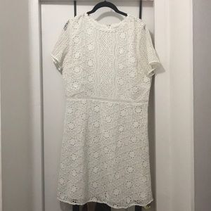White lacy dress